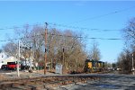 Approaching Prospect Avenue Grade Crossing